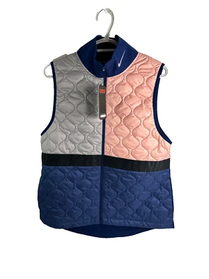 Nike Aerolayer Running Vest Void Atmosphere Grey Women`s Size Large  BV3869-697 - Image 1 of 4