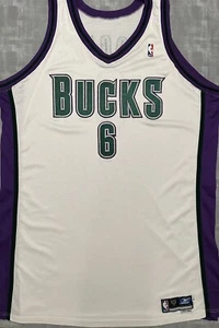 Authentic Vintage Reebok NBA Milwaukee Bucks Andrew Bogut Team Issued Jersey - Picture 1 of 6