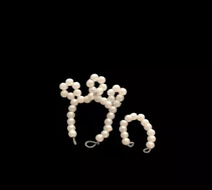 Premier Imitation Pearl Tiara Barbie Clone Doll Headpiece & Bracelet 1960’s Vtg - Picture 1 of 2