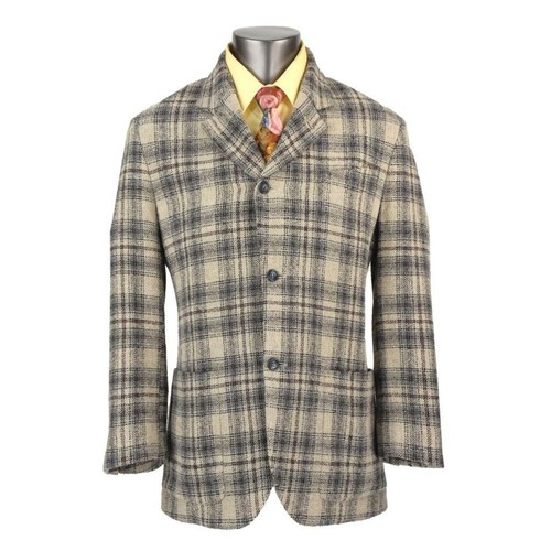 Giacca blazer VALENTINO UOMO LKNW taglia 42 R Cappotto Sportivo a Quadri Lana Morbida ITALIA