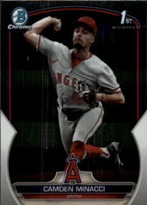 2023 Bowman Draft Camden Minacci #BDC-23 Chrome Los Angeles Angels - Picture 1 of 2
