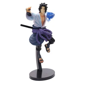 Naruto Shippuden Uchiha Sasuke Jump Blue Anime Action Figure Gift Large 9" - Picture 1 of 7