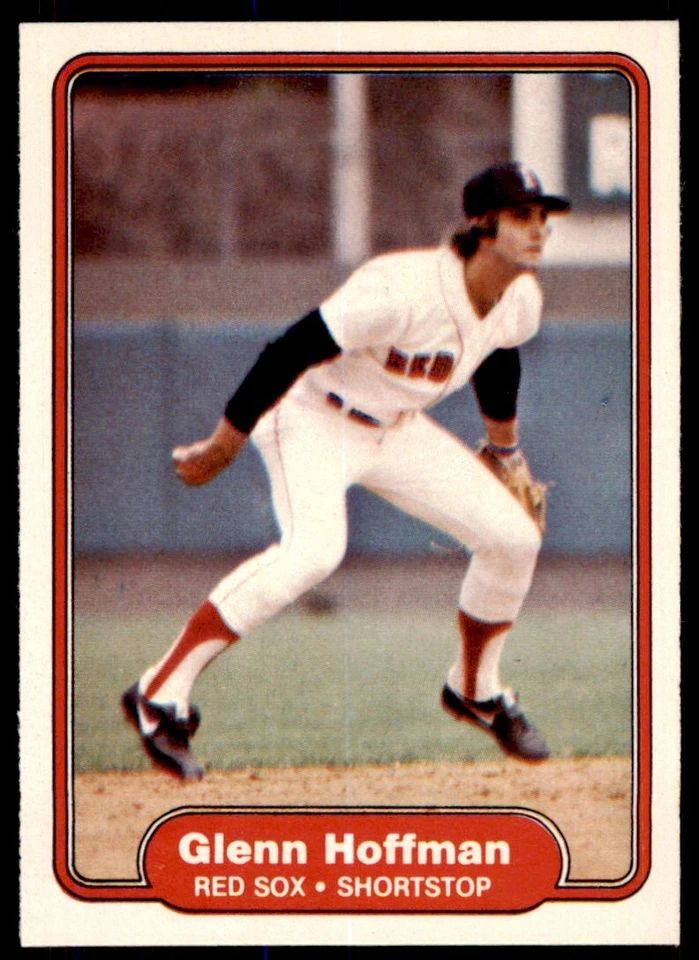 1982 FLEER GLENN HOFFMAN . BOSTON RED SOX #296 - Image 1 of 2