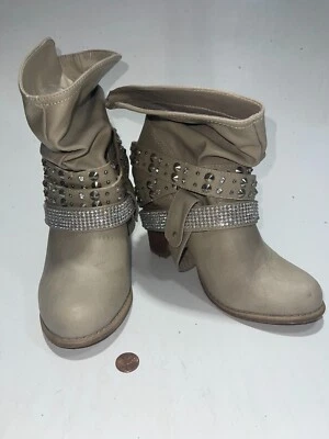 Women's Dolce By Mojo Moxy Bundles Multi Strap Ankle Cream Bootie - Size 8M - Image 1 of 4