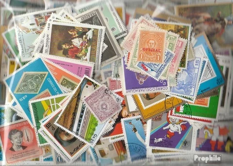 Paraguay Stamps 1.200 different stamps Cover