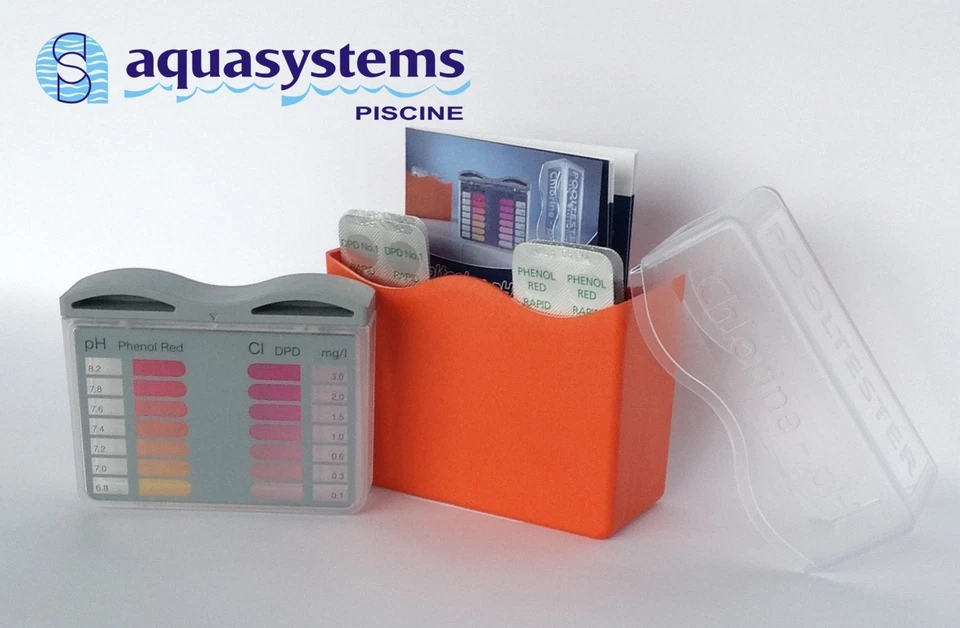 TESTER POOL PER ANALISI PH E CLORO REAGENTI IN PASTIGLIE PRODOTTI PER PISCINE - Immagine 1 di 1