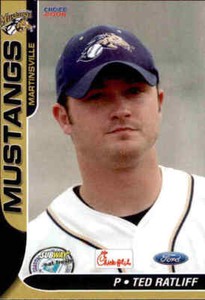 2006 Martinsville Mustangs Choice #19 Ted Ratliff Marengo Illinois Baseball Card