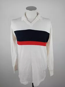 MAGLIA CALCIO N 5 LANA WOOL POLIESTERE UOMO Tg M SOCCER JERSEY VINTAGE SPORT - Foto 1 di 6