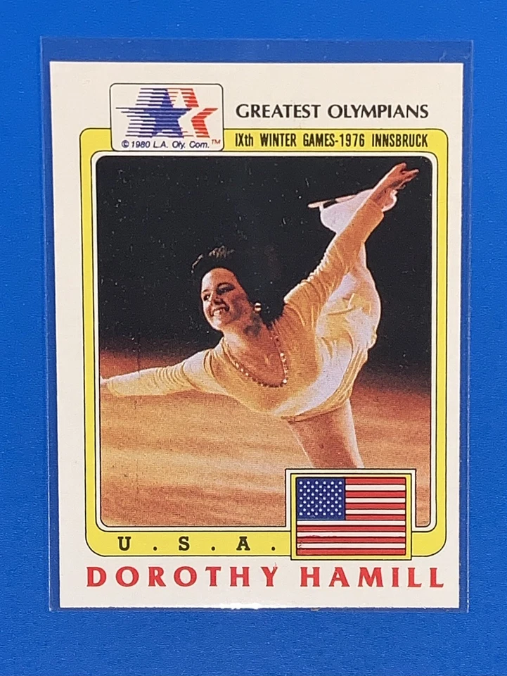 1983 Topps History’s Greatest Olympians Dorothy Hamill cartão #6 quase perfeito-estado perfeito - Imagem 1 de 1