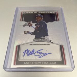 2022 Panini Prizm DP Baseball Matthew Fraizer SILVER PRIZM AUTO #SS-MF! (CL5)