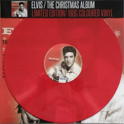 ELVIS PRESLEY *THE CHRISTMAS ALBUM* UK 2017 180g 12"LP, SEALED MINT RED VINYL - Image 1 of 4