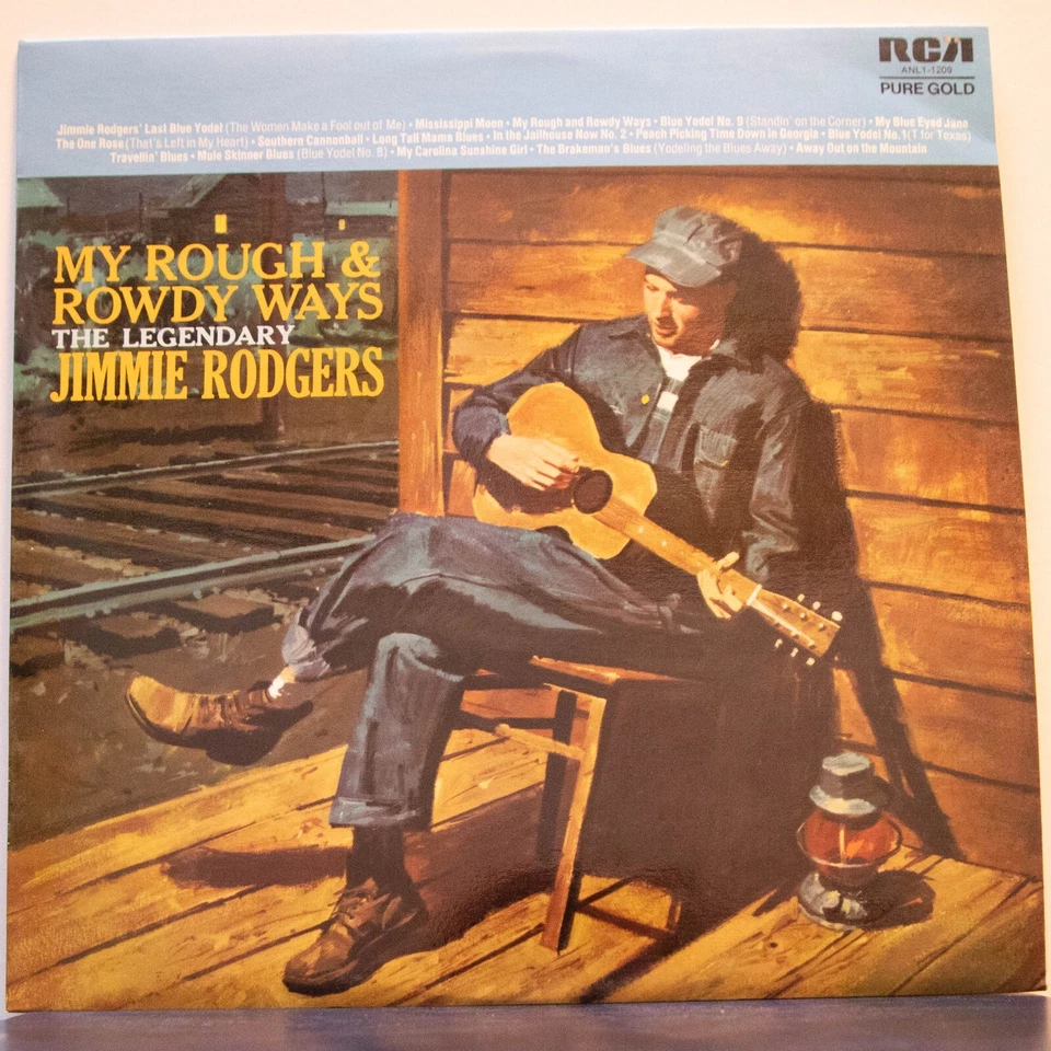 JIMMIE RODGERS - MY ROUGH & ROWDY WAYS - Vinyl LP - RCA - 1975 -VG (1756) - Image 1 of 4