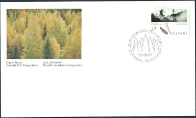 🍁Canada    #1284    "MAJESTIC FOREST"      Brand New  1990  First Day Cover - Image 1 of 2