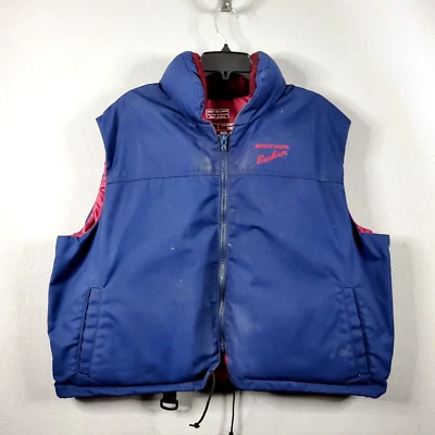 West Marine Explorer Life Preserver Vest Mens 2XL Blue Embroidered Logo Pockets - Image 1 of 4