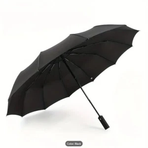Automatic Umbrella Anti-UV Sun/Rain Windproof Folding Compact Umbrella 12 Ribs - Picture 1 of 4