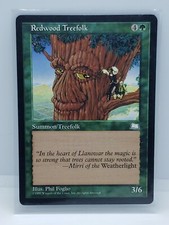 MTG Redwood Treefolk Weatherlight Regular Common