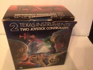 VTG 2 Texas Instruments Two Joystick Php1100, Original Box Untested - Afbeelding 1 van 8