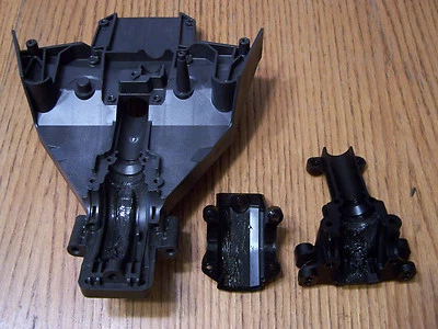 Fits Traxxas 8S 1/5 X-Maxx Front Upper & Lower Bulkhead Differential Housing 6s - Image 1 of 3