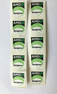 10 AMD Sempron Mobile PC Laptop Case Badge Stickers - Picture 1 of 1