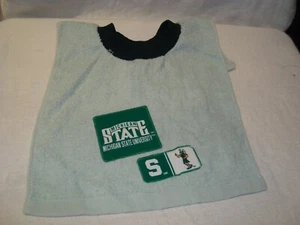 Toalla de té/toalla de té hecha a mano/toalla de bebé Michigan State MSU Spartans - Imagen 1 de 3
