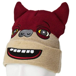 Fuggler Red Squirrel Monster Toboggan Winter Knit Beanie Hat For Men and Women - Picture 1 of 2
