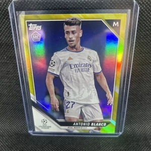 2021-22 Topps UEFA Champions League Yellow Foil 124 Antonio Blanco 34/250 - Picture 1 of 2