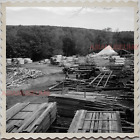 50S Massachusetts Berkshires Pittsfield Lumber Logs Old Vintage Photograph S8215