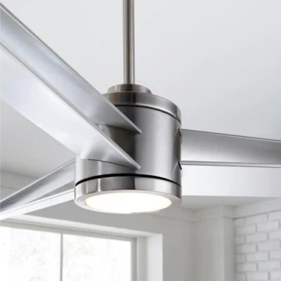 Outdoor/Indoor 60" Large Propeller Ceiling Fan Remote Elegant Modern Patio Light - Image 1 of 3