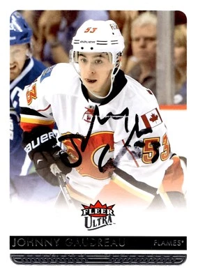 Johnny Gaudreau - Signed 2014-15 Fleer Ultra Rookie Card #20 - Image 1 of 2