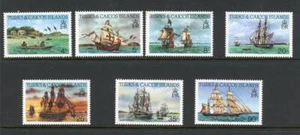 Turks and Caicos 1983   Ships 7 values  MNH - Picture 1 of 1
