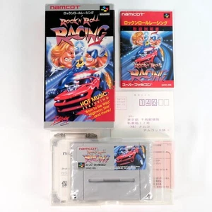 ROCK'N ROLL RACING Nintendo Super Famicom SFC SNES Reg Jap Japan - Imagen 1 de 5