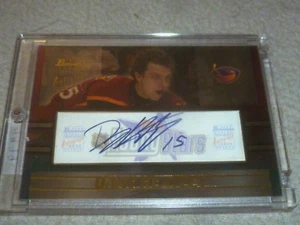 2001-2002 Topps Bowman autógrafo Dany Heatley firmado tarjeta de hockey automática NHL LE 50 - Imagen 1 de 9