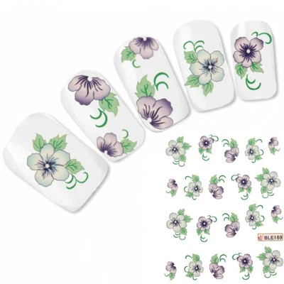 JUSTFOX Nail Art Aufkleber Tattoo Nagel Sticker Flower Blume Neu!