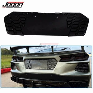 Cubierta de marco de placa trasera negra para Corvette C8 Stingray Z51 2020-2023 2024 - Imagen 1 de 9