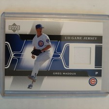 2005 Upper Deck GREG MADDUX UD GAME JERSEY Braves Cubs