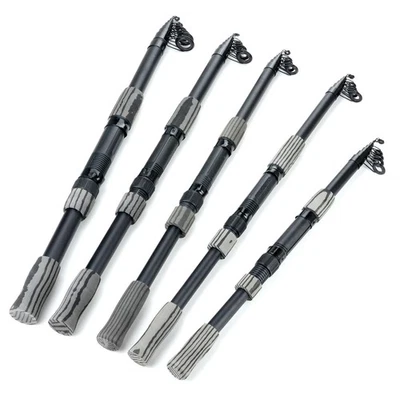 Cañas de pescar retráctiles portátiles cañas de pescar equipo de pesca Foto 1 de 4