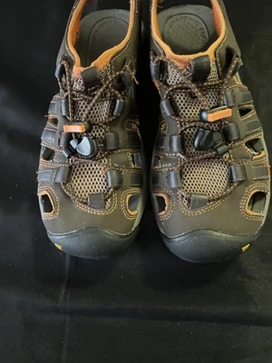 Keen Women Orange Tag Hiking Outdoors Brown Sandals Size 7.5  - Image 1 of 4