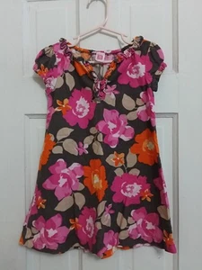 Carter's Floral Dress Pink Bold Color Toddler 3T Soft C3 - Picture 1 of 4