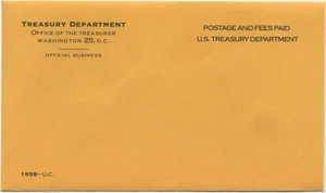 1959 U.S. MINT SET ENVELOPES *NO COINS* - Picture 1 of 1