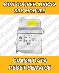 ✅ MINI COOPER 9337771 AIRBAG ECU SRS MODULE CRASH DATA RESET SERVICE - Picture 1 of 4