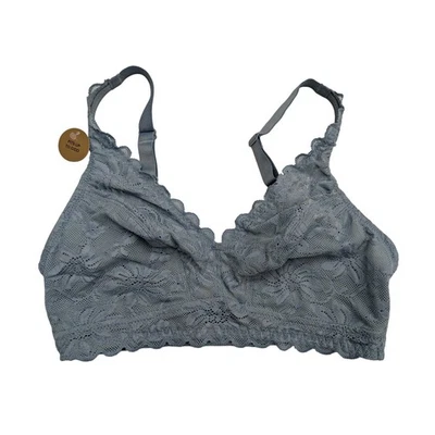 Wacoal 810334 Soft Sence Bralette Lace Blue Small Wireless NWT - Image 1 of 4