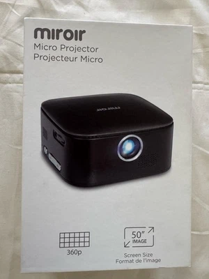 Miroir M29 Portable Projector | 50 Picture LED Movie Projector - Image 1 of 4