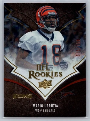 Mario Urrutia 2008 Upper Deck Icons Rookie /750 #168 - Image 1 of 2