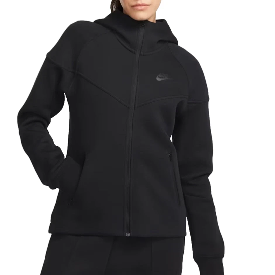 Nike Sportswear Tech Fleece Windrunner Jacket FB8338-010 Black (Women’s Medium)