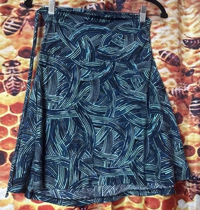 Patagonia Damen S Rock stretchig blau grün 18'' Länge Bio Baumwolle Lyocel - Bild 1 von 6