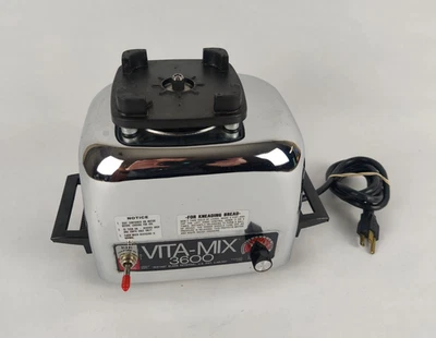 BASE DRIVE ONLY Vitamix 3600 Blender Stainless Steel Motor VITA-MIX 479041 WORKS - Image 1 of 4