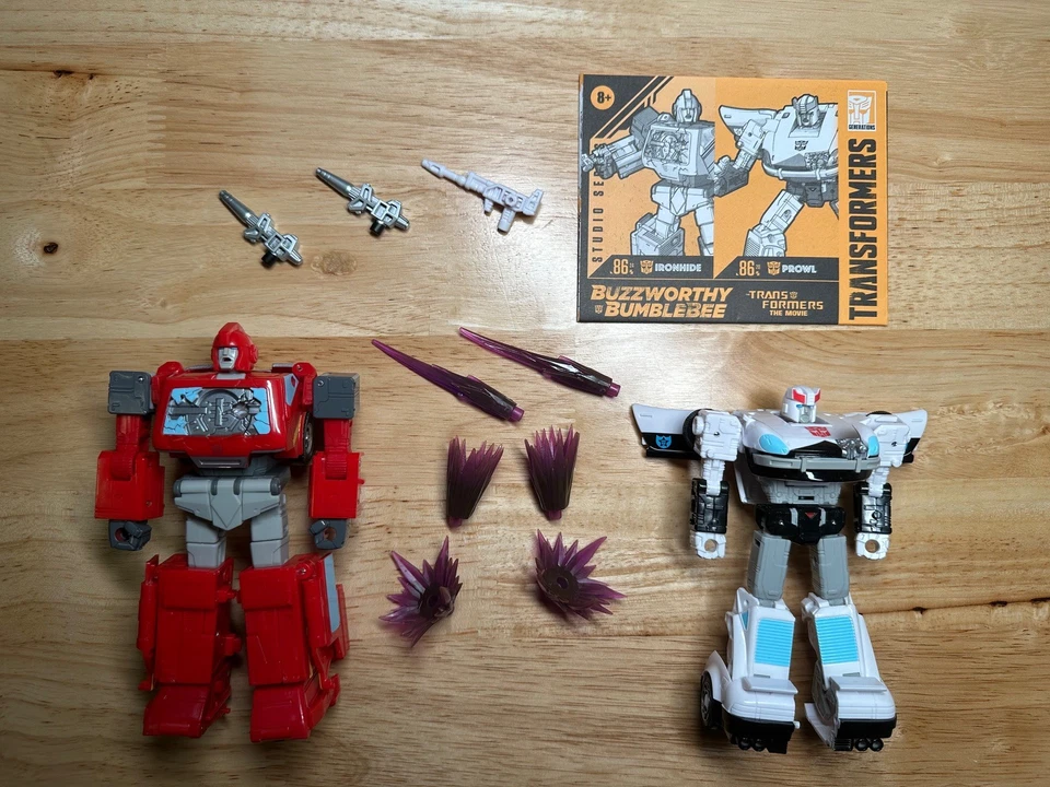 Hasbro Transformers Studio Series 86 Buzzworthy Bumblebee Ironhide Prowl Set - Image 1 of 1