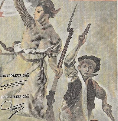 France 1987 100 Francs P-154c PMG 58 EPQ - Image 1 of 4