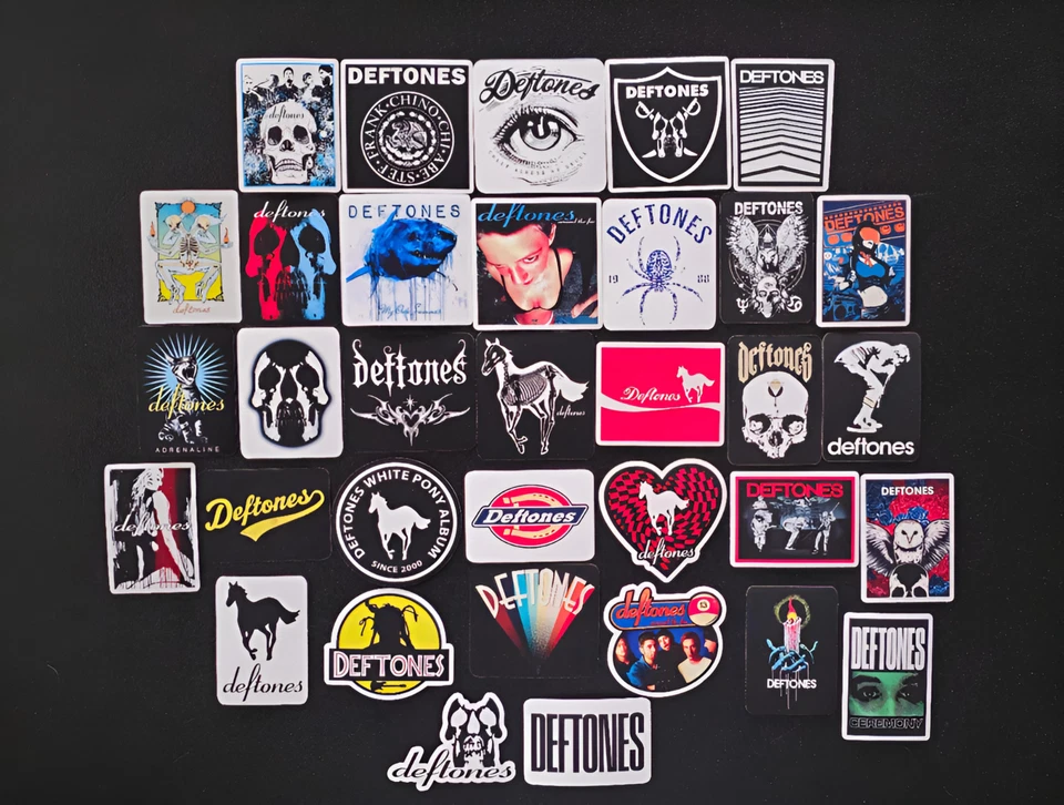 Deftones Vinyl Decal Stickers White Pony Alternative Nu Metal Around The Fur Eye