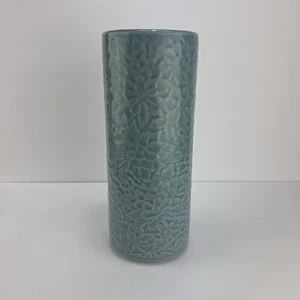 Vtg Ikebana Vase Celadon Floral Pottery Japan Vtg 12in - Picture 1 of 16